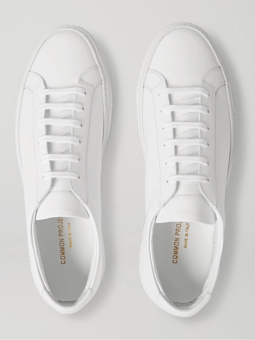 Common Projects Original Achilles White Leather Sneakers - Picture 2 of 2